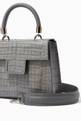 thumbnail of Michelle Small Top Handle Bag in Crocodile Leather        #5