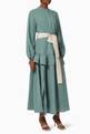 thumbnail of Feel Good Midi Dress in Linen    #0