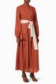 thumbnail of Feel Good Midi Dress in Linen   #0