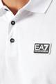 thumbnail of EA7 Train Logo Tape Polo Shirt in Jersey    #3