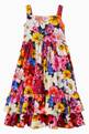 thumbnail of Garden Print Long Dress in Cotton Poplin #0
