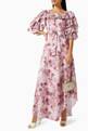thumbnail of Floral Ruffle Dress in Chiffon    #1