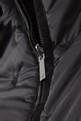thumbnail of EA Eagle Reversible Longline Puffer Jacket in Nylon     #3