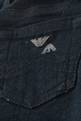thumbnail of EA Eagle Wide-leg Jeans in Denim  #3