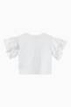 thumbnail of Ruffle Sleeve T-shirt in Cotton Blend   #2