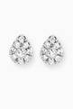 thumbnail of Magic Touch Pear Diamond Earrings in 18kt White Gold   #0