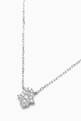 thumbnail of Magic Touch Hand Diamond Necklace in 18kt White Gold  #3