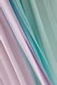thumbnail of فستان طويل شيفون درابيه مقسم بألوان #3
