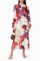 thumbnail of Floral Maxi Dress in Crepe   #1