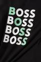 thumbnail of Repeated Boss Logo T-shirt in Cotton  #1