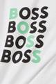 thumbnail of Repeated Boss Logo T-shirt in Cotton  #1