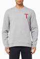 thumbnail of Welloe Varsity "T" Sweatshirt in Cotton Fleece #0