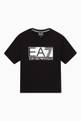thumbnail of EA Piping Logo T-Shirt in Cotton       #0