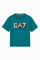 thumbnail of EA Piping Logo T-Shirt in Cotton       #0