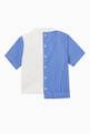 thumbnail of Striped Asymmetrical Shirt in Cotton Poplin #1
