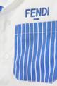 thumbnail of Striped Asymmetrical Shirt in Cotton Poplin #2