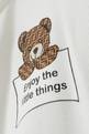 thumbnail of Teddy Print Pyjama Set in Jersey   #2