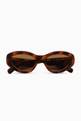 thumbnail of 09 Oval Cat-eye Sunglasses   #3