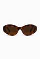 thumbnail of 09 Oval Cat-eye Sunglasses   #0