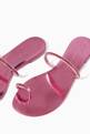 thumbnail of Ring Flat Sandals in Leather   #4