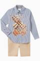 thumbnail of Kaleido Stripes Teddy Bear Shirt in Cotton   #1