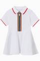 thumbnail of Icon Stripe Detail Polo Shirt Dress in Organic Cotton Piqué   #0