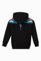 thumbnail of Wing Pattern Zip-Up Hoodie in Cotton Blend #1