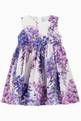 thumbnail of Wisteria Print Midi Dress in Cotton Poplin #0