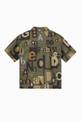 thumbnail of Logo Print Camouflage Shirt in Cotton #2