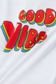 thumbnail of Good Vibes Print T-shirt in Cotton  #1
