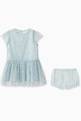 thumbnail of Star Print Tulle Dress with Bloomers in Cotton   #1