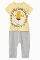 thumbnail of Badr Lion Print T-shirt & Sweatpants in Cotton Jersey    #0