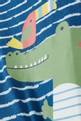 thumbnail of Hani Crocodile Print T-shirt & Shorts in Cotton Jersey     #3