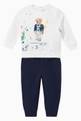 thumbnail of Polo Bear Tracksuit in Fleece, Set of Two    #0