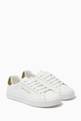 thumbnail of Contrast Patch Tennis Sneakers in Leather #0