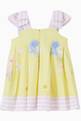 thumbnail of Yellow Floral Dress in Cotton Blend   #1