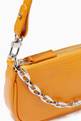 thumbnail of Mini Rachel Shoulder Bag with Chain in Embossed Leather   #4