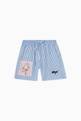 thumbnail of Contrast Patch Stripe Shorts in Cotton #0