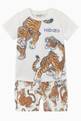 thumbnail of Tiger Animal Print Shorts in Cotton #1
