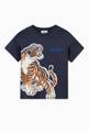 thumbnail of Tiger Print T-Shirt in Organic Cotton  #0