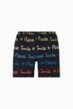 thumbnail of All-over Text Print Shorts in Cotton #0