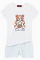 thumbnail of Teddy Logo T-shirt & Shorts Set in Jersey      #0