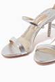thumbnail of Rosalind Crystal 85 Sandals in Metallic Leather #4