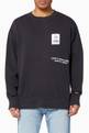 thumbnail of Washed Graphic Crew Neck Sweatshirt in Cotton  #0