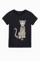 thumbnail of Tiger Print T-shirt in Cotton  #0