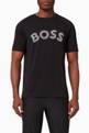 thumbnail of Boss Logo T-shirt in Stretch Cotton  #0