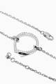 thumbnail of Antifer Chain Bracelet with Diamonds in 18kt White Gold        #2
