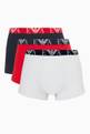 thumbnail of EA Logo Tape Boxer Briefs in Stretch Jersey, Set of 3 #0