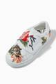 thumbnail of Embroidered Tiger & Bird Sneakers in Leather #3