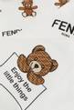 thumbnail of Teddy Bear Print Bib in Cotton Jersey, Set of 3   #2